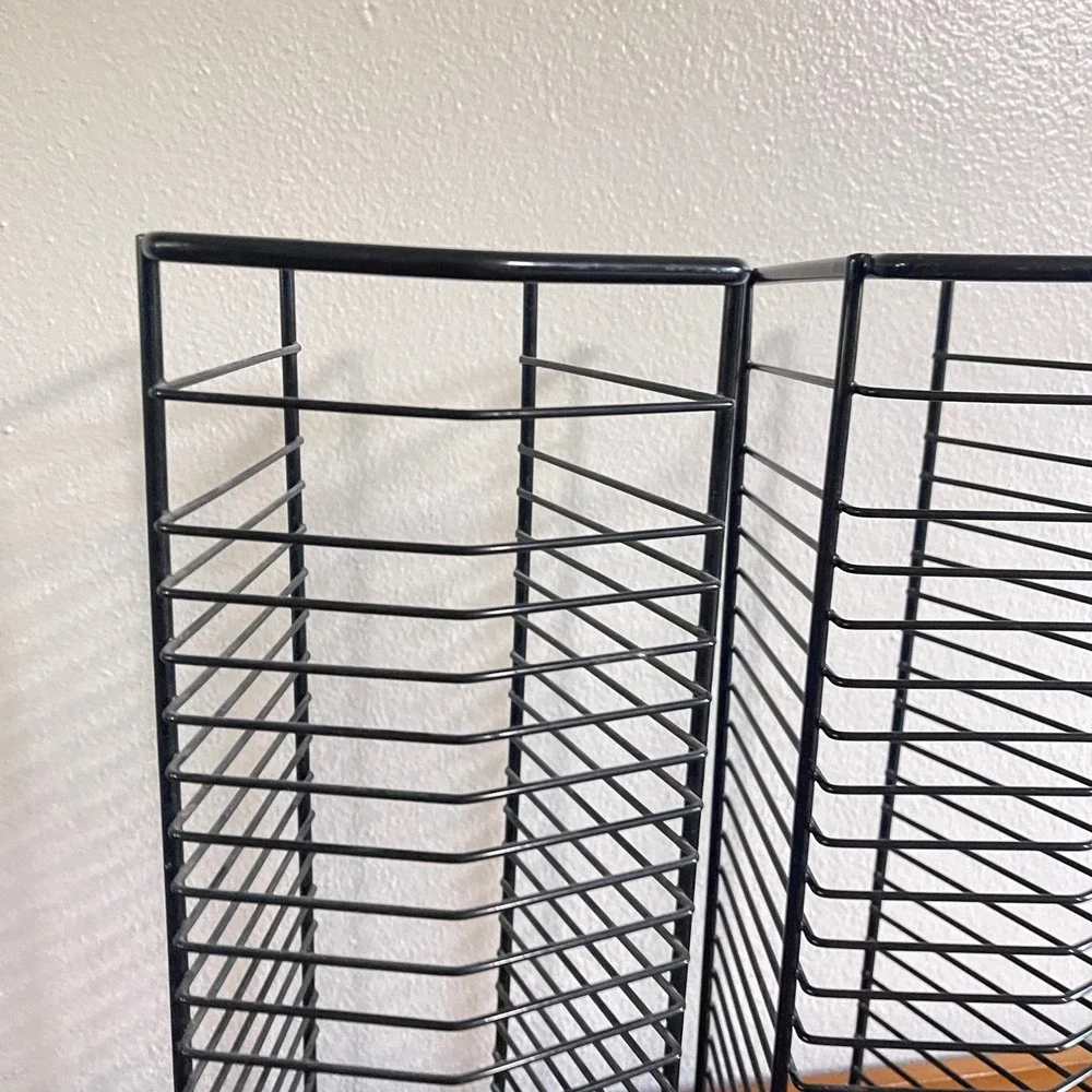 2 Vintage Y2k 22 CD retro game Storage Holder Display Metal Wire Rack Hanging